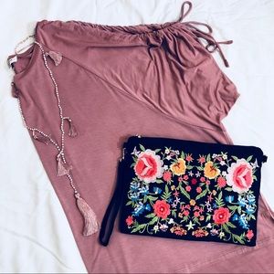 Dusty Rose Dolman Sleeve Top